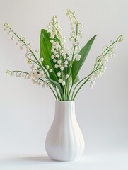 lilies of the valley flowers background.