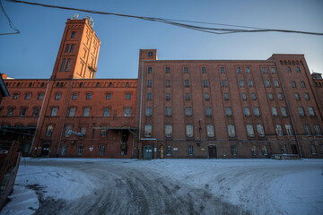Over 150-Year-Old 19th century Abandoned Brick Grain Mill Powered by Electricity