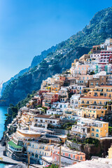 Positano, Amalfi Coast, Italy, colorful buildings