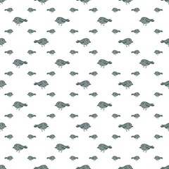 Pattern, birds, pencil strokes, blue
