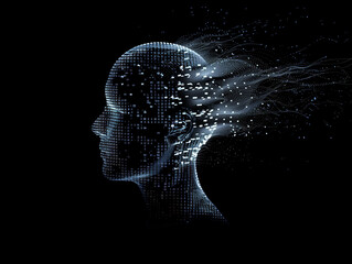 human robot, artificial intelligence, business intelligence, scientific symbols and laboratory equipment, neural networks, science fiction,  technology and anatomy,