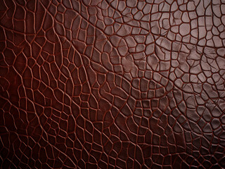 Nice leather texture provides stylish background