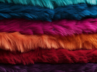 Handmade wool textile offers vibrant felt background