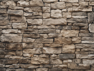 Textured background showcases a high-detail stone wall fragment