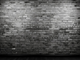 Brick pattern, dark-edged, B&W, design-ready