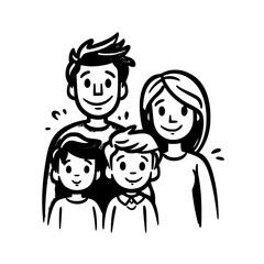 stick family svg bundle, stick family clipart, stick family cut files, huge pack of stick figure svg, svg files for cricut, family svg png bundle, family clipart, fathers day svg, father and children 