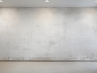 Cement plaster wall serves as the white background - obrazy, fototapety, plakaty