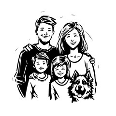 stick family svg bundle, stick family clipart, stick family cut files, huge pack of stick figure svg, svg files for cricut, family svg png bundle, family clipart, fathers day svg, father and children 