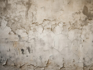 Cracked concrete creates vintage wall background