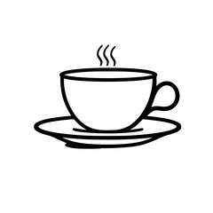 cup, coffee, white, isolated, drink, mug, saucer, empty, tea, cafe, beverage, espresso, breakfast, object, ceramic, plate, nobody, porcelain, coffee cup, single, china, dishware, ceramics, hot, cappuc