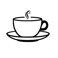 cup, coffee, white, isolated, drink, mug, saucer, empty, tea, cafe, beverage, espresso, breakfast, object, ceramic, plate, nobody, porcelain, coffee cup, single, china, dishware, ceramics, hot, cappuc