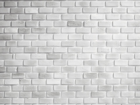 Background features modern white brick wall texture