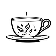 cup, coffee, white, isolated, drink, mug, saucer, empty, tea, cafe, beverage, espresso, breakfast, object, ceramic, plate, nobody, porcelain, coffee cup, single, china, dishware, ceramics, hot, cappuc