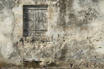 Old Textured Plaster Wall on Historical Urban Building