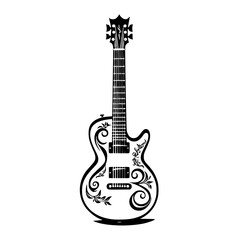 Obraz premium bass guitar svg, guitar png, guitar silhouette, guitar shape svg, guitar svg, guitarist png, guitarist vector, guitar player vector, music svg, guitarist svg, musician svg, guitarist clipart, music no