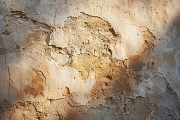 Interplay of Light and Texture on Cracked Wall