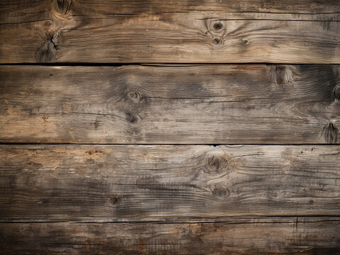 Tinted photo of aged wooden background with grunge texture