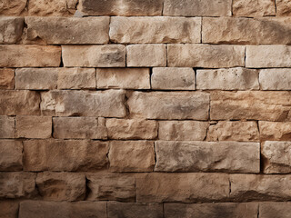 Obraz premium Textured sandstone surface enhances the grungy wall background