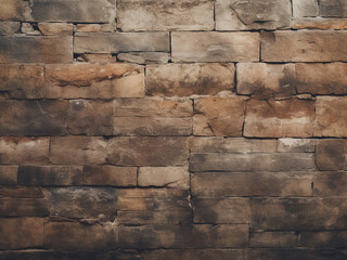 The sandstone surface background highlights the grungy wall's texture