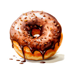 donut isolated on white