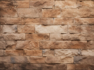 A grungy wall serves as the canvas for textured sandstone