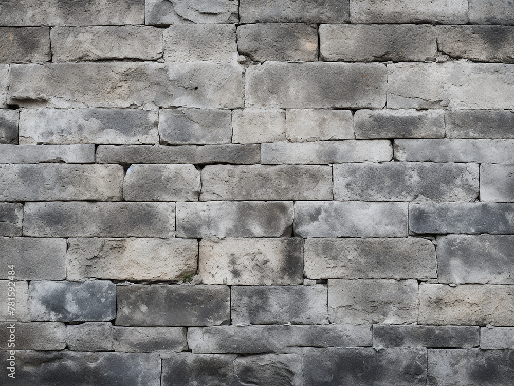 Poster texture of old concrete block wall forms background