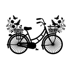 Obraz premium Bicycle SVG, Bike SVG, Bicycle Cut File, Bike Cut File, Bicycle Vector, Bike Vector, Bicycle Clipart, Bike Clipart, Cricut, Png, Silhouette, Mountain Bike Svg bundle, svg files for cricut, digital dow