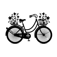 Obraz premium Bicycle SVG, Bike SVG, Bicycle Cut File, Bike Cut File, Bicycle Vector, Bike Vector, Bicycle Clipart, Bike Clipart, Cricut, Png, Silhouette, Mountain Bike Svg bundle, svg files for cricut, digital dow