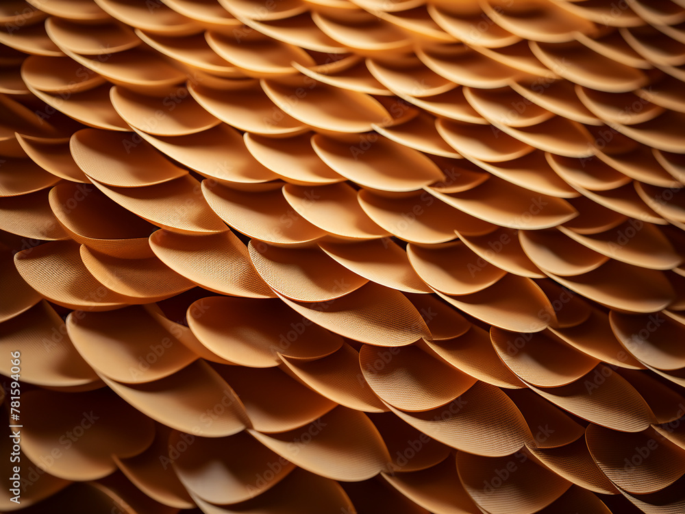 Poster patterned background design mimics the look of paper air filters