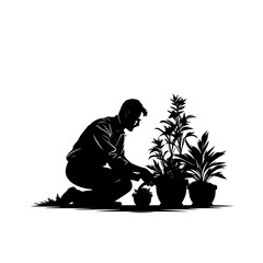 Gardening svg, Gardener svg, Garden svg, man, woman, Gardening SVG, Garden svg, Gardening svg, Flowers SVG, Nature svg, Trees svg, Plants svg, Garden tools svg, Love to garden svg, Yard, Garden Tools 