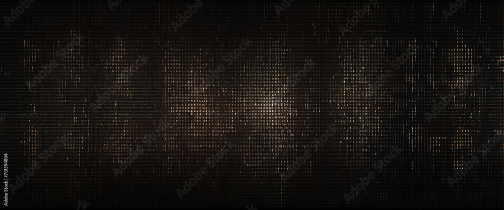 Wall mural An abstract digital background with binary code and AI algorithms running in the background	 - Wall murals