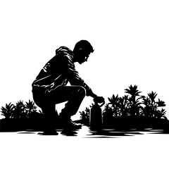 Gardening svg, Gardener svg, Garden svg, man, woman, Gardening SVG, Garden svg, Gardening svg, Flowers SVG, Nature svg, Trees svg, Plants svg, Garden tools svg, Love to garden svg, Yard, Garden Tools 