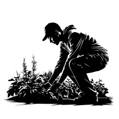 Gardening svg, Gardener svg, Garden svg, man, woman, Gardening SVG, Garden svg, Gardening svg, Flowers SVG, Nature svg, Trees svg, Plants svg, Garden tools svg, Love to garden svg, Yard, Garden Tools 