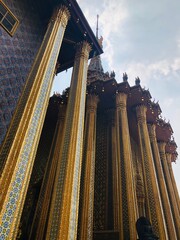 Wat Phra Kaew Temple Pillars