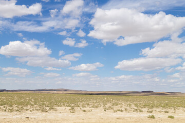 Fototapeta na wymiar Kazakhstan desertic landscape, Senek town area, Mangystau region