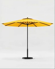 beach umbrella isolated on white background