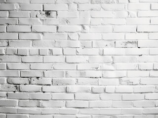 Fototapeta premium Background texture featuring white brick wall pattern