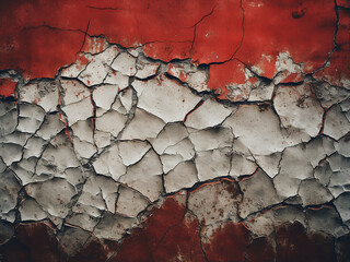 Background texture created from an image of an old cracked wall