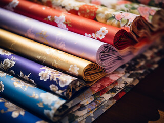 Material background featuring washi paper texture