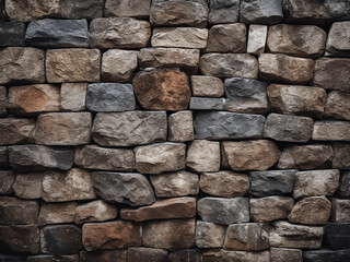 Surface background features textured masonry stone
