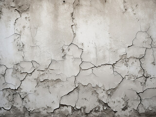 Naklejka premium Background texture showing cracks on a concrete wall