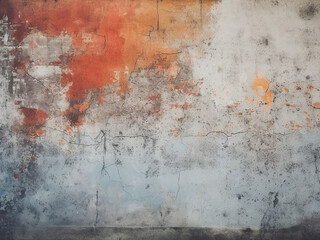 Abstract grunge background textures on cement walls