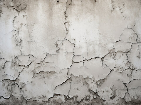 Background texture showing cracks on a concrete wall