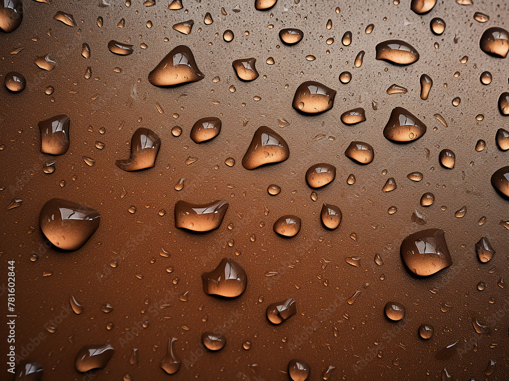 Poster abstract background and texture with water drops on car surface, designed for versatility