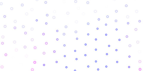 Light pink, blue vector template with circles.