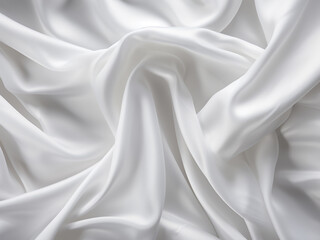 Obraz premium White backdrop features texture of crumpled sheet fabric