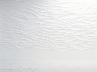 Design of white wall intended for background and texture
