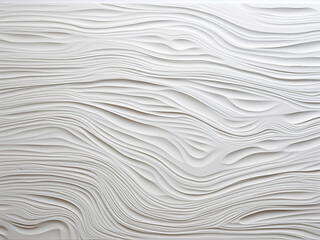 Depressed chaotic pattern on white wooden wall serves as neutral background for presentations
