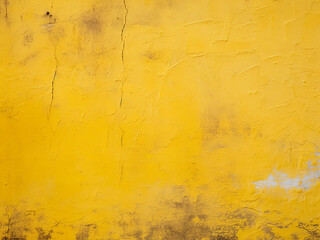 Obraz premium Yellow stucco concrete creates a grunge texture background