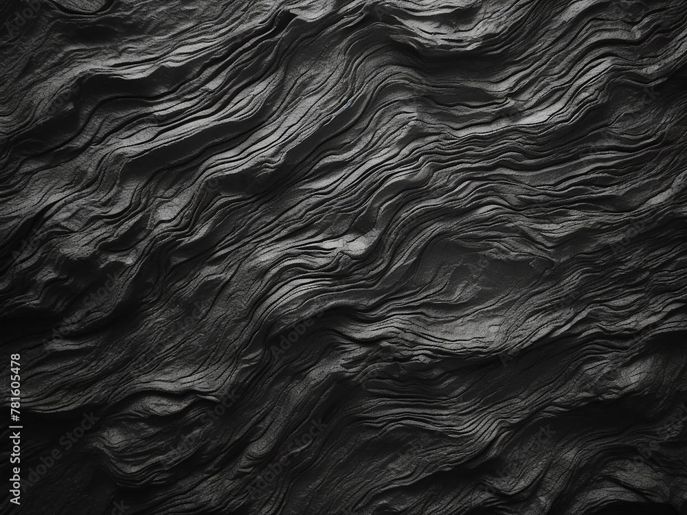 Poster mesmerizing interplay of black and white tones captivates in this abstract image